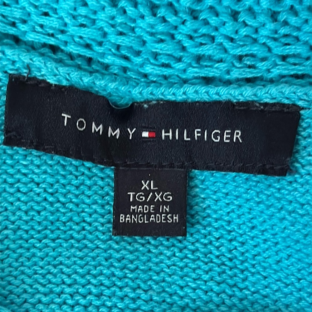 Tommy Hilfiger Blue knit Tank Top XL - Picture 3 of 5